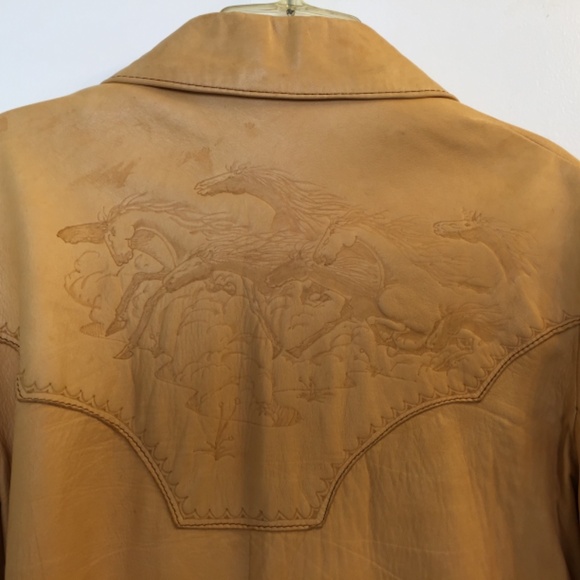 SANTA FE LEATHER Co 70s Western Deerskin Jacket - Picture 11 of 11